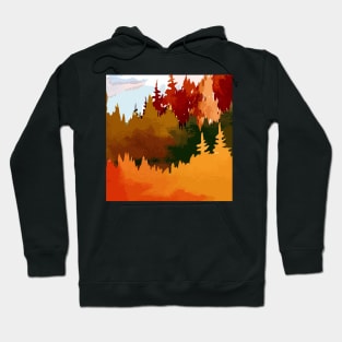 Autumn forest painting Hoodie